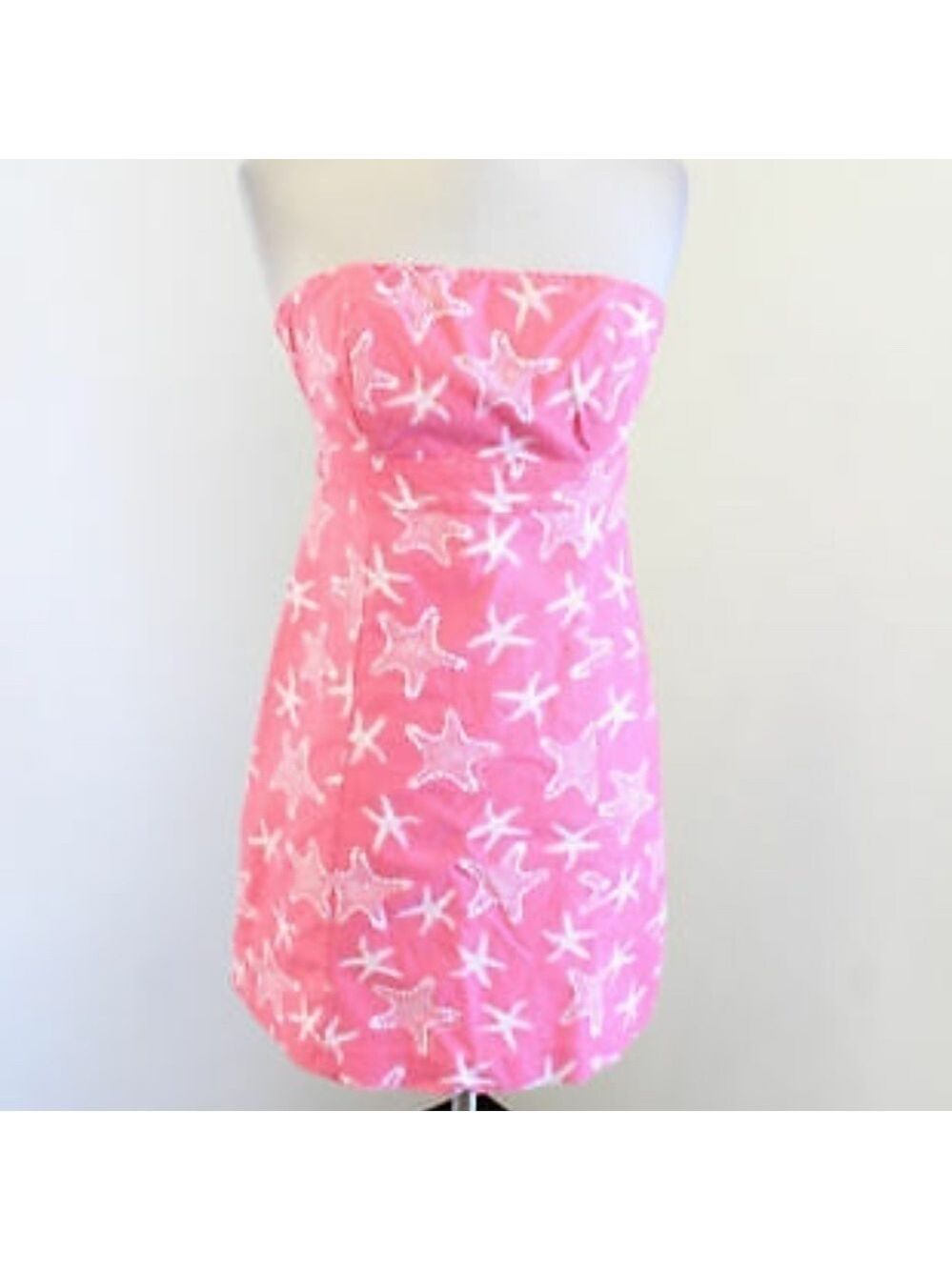 Vineyard Vines Starfish Strapless A-Line Dress